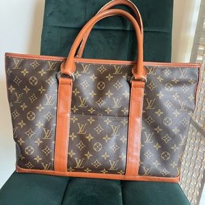 Vintage Authentic Louis Vuitton Weekend Tote